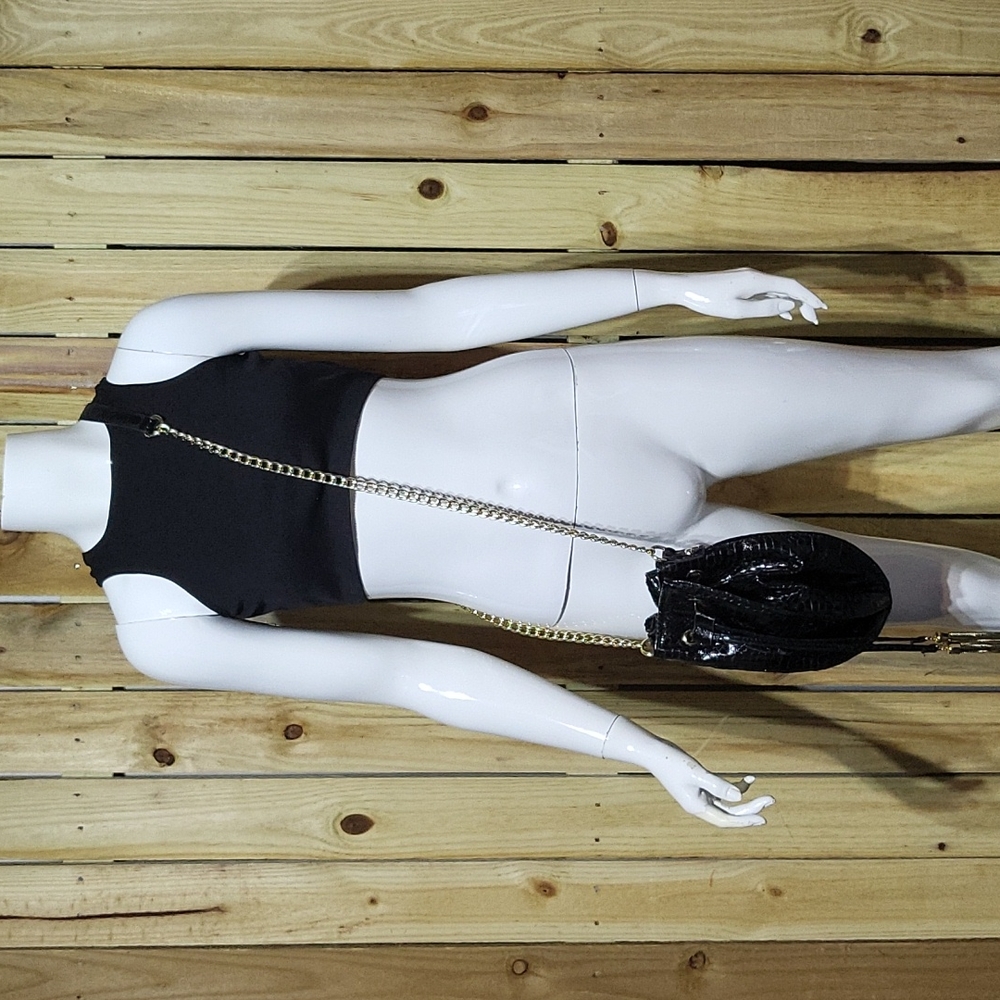 Cache Reptile Black Bucket Crossbody - image 2